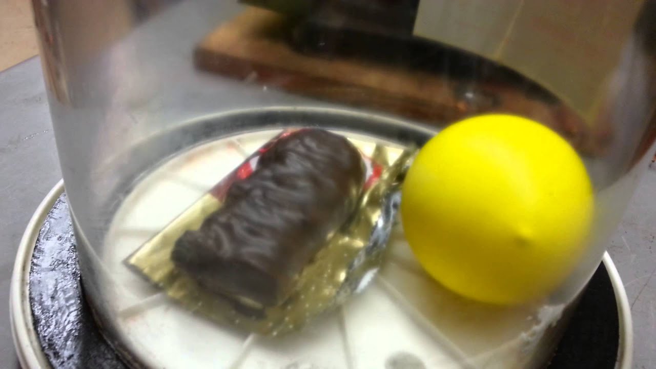 Marshmallow Santa meets a vacuum pump YouTube