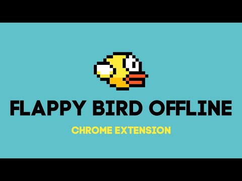 Flappy Bird Game - Offline Chrome Extension or Play from Web