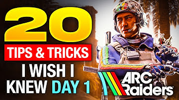 ARC Raiders - BEGINNERS GUIDE - Loot Guide, Enemy Breakdown, Combat Tips, Crafting, & More.