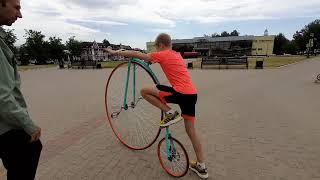 Как научиться ездить на Penny Farthing за 5 минут