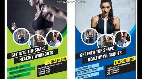 HOW TO MAKE GYM FLYER DESIGN USING CORELDRAW BY AHSAN SABRI