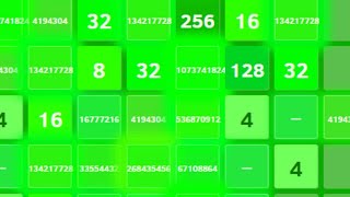 مجموعة سمات لعبة 2048 - أخضر screenshot 4