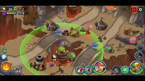 King Of Defense Battle Frontier - World 1 Stage 15 - 2 Heroes