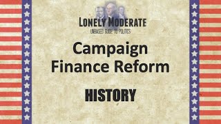 History of Campaign Finance Reform in America