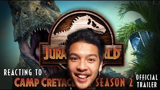 REACTING TO JURASSIC WORLD: CAMP CRETACEOUS OFFICIAL TRAILER! (Season 2)
