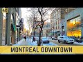 Downtown Montreal Snow Walk Winter 2021 (Saint-Catherine Street) #downtownmontreal #montreal2021