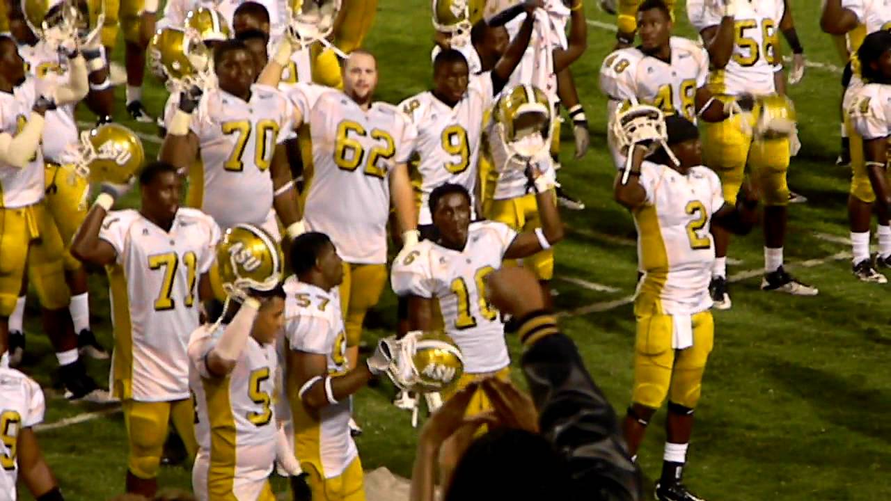ASU Celebrating win over JSU 2011 YouTube