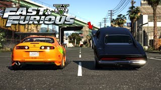 The Fast and the Furious (2001) - Brian Races Dominic Scene (GTA 5 Fast & Furious)