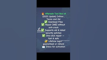 Aftersale Tool v4 – Tecno, Infinix, Itel IMEI Repair + File Download Activation 🚀