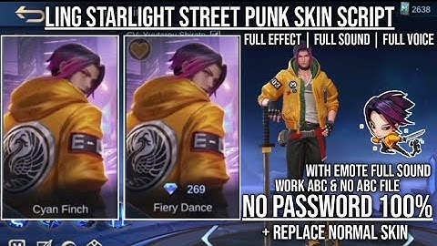 Ling Starlight + Replace Normal Skin Script With Emote Full Sound Effect No Password Beatrix Patch