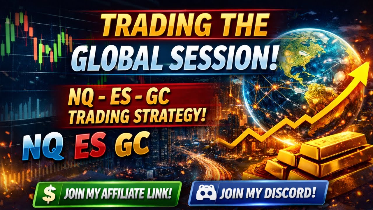 LIVE Global Session Trading — NQ • ES • GC (Market Butcher)