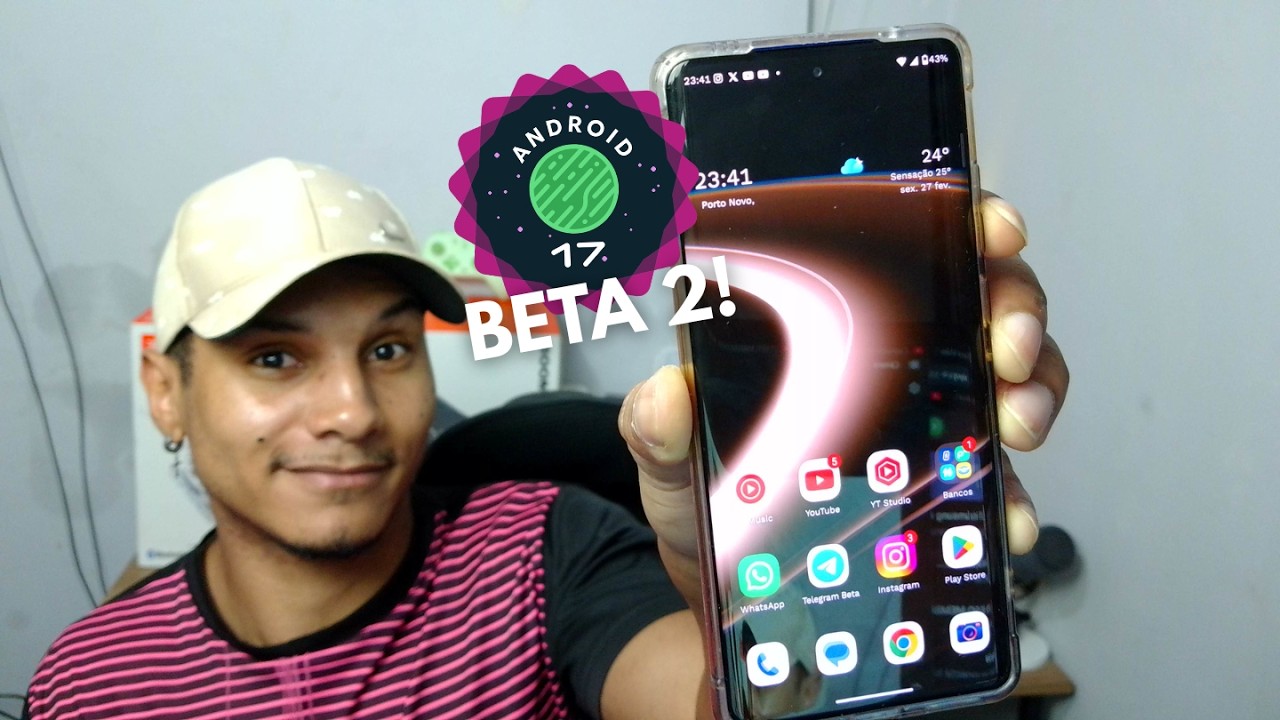 ANDROID 17 BETA 2 - CORREÇÕES DE BUGS E VISUAL (e mais) - YouTube