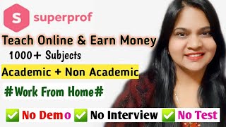 Become a SuperProf tutor and earn Money online|| Work from Home || Make Money Online ||Part Time job screenshot 4