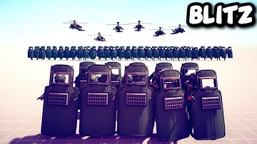 10 BLITZ Vs EVERY UNITS + MOD UNITS - TABS - Totally Accurate Battle Simulator