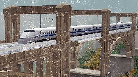 Train Sim - Japan Using Shinkansen S300 in Rainny Day - Simulasi Kereta Api