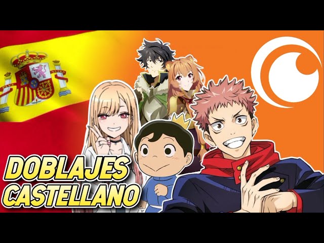 Todos los animes de Crunchyroll doblados al castellano