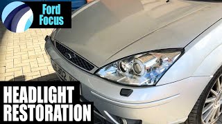 Headlight Restoration | Ford Focus Ford Focus St Headlights Ruined By Armor All Headlight Wipes ЁЯШл