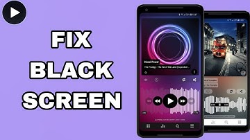 How To Fix And Solve Black Screen On Poweramp Music Player App | Easy Fix
