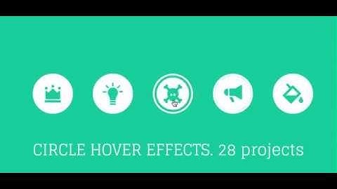 Circle Hover Effects (Edge Animate HTML5)