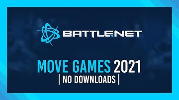 Move games to SSD or another PC *NEW* | No downloads! Battle.net/Blizzard 2021
