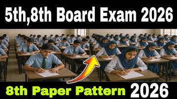 Class 8 and 5 board exam 2025 | PECTA Update | Smart Syllabus 