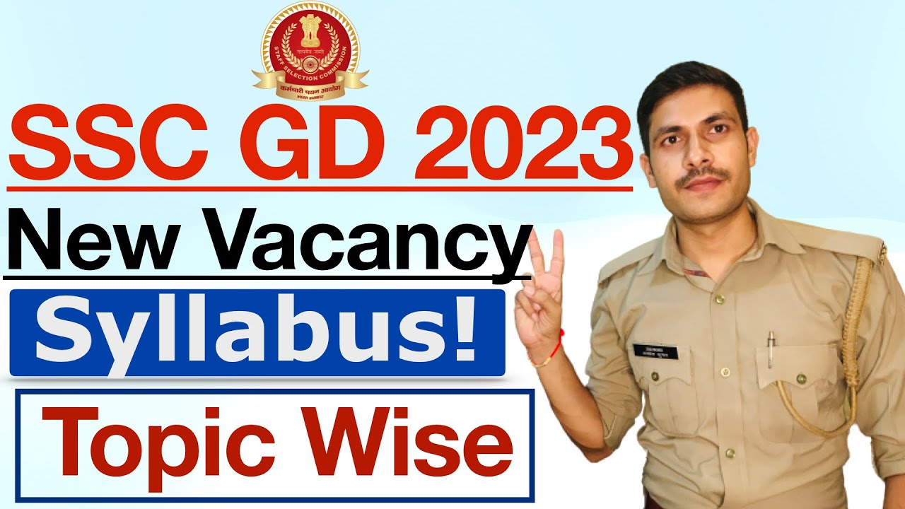 SSC GD Detail Syllabus 2023 24 SSC GD Ka Syllabus Kya Hota Hai SSC SSC GD Detail Syllabus 2023 24 SSC GD Ka Syllabus Kya Hota Hai SSC
