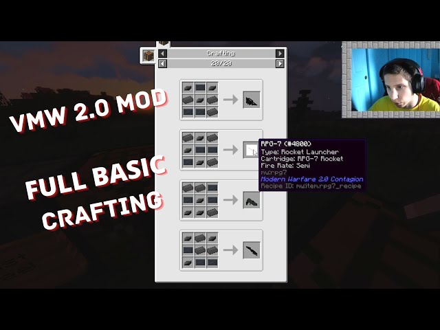 Crafting Recipes, Evil Minecraft Wiki