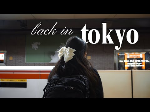 tokyo vlog | back for the holidays, tokyo christmas market, peanuts cafe, shopping