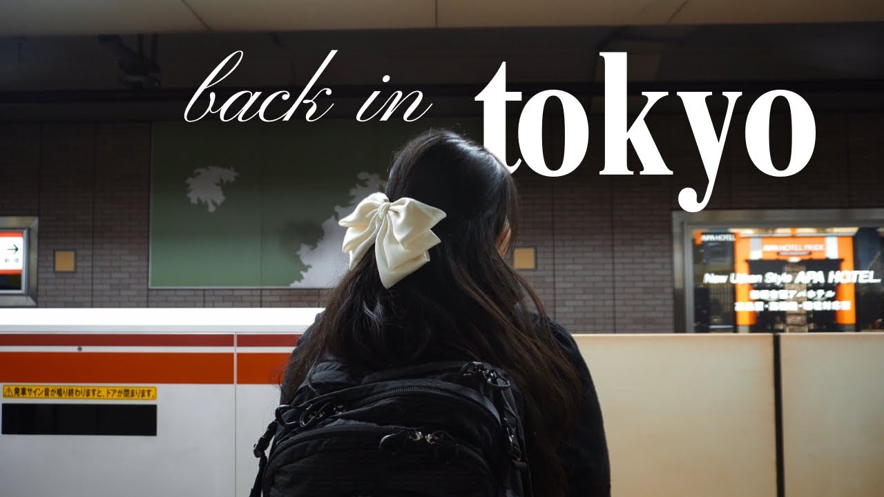 Tokyo Vlog | Back for the holidays, Tokyo Christmas Market, PEANUTS Cafe, shopping