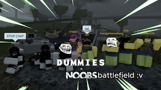 DUMMIES VS NOOBS BATTLEFIELD The Great War |Roblox