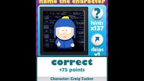 Quiz Craze Characters (QC Character) Answers - Main Game: Level Twenty Six