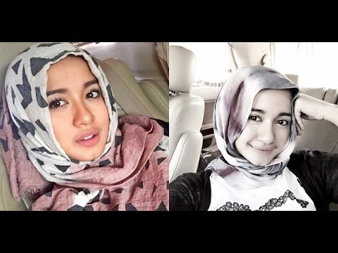 Tutorial Hijab cantik ala "laudya cynthia bella" - YouTube