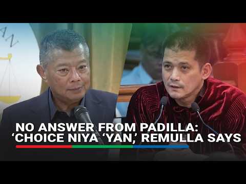 Remulla on Padilla: ‘He chooses to ignore the Ombudsman? So be it’ | ABS-CBN News
