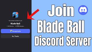 How to Join Discord Server Blade Ball