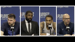 Dallas Mavs Postgame Interviews Game 3 vs Thunder: Luka Doncic Kyrie Irving, PJ Washington, More