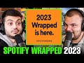Reacting to 2023 SPOTIFY WRAPPED