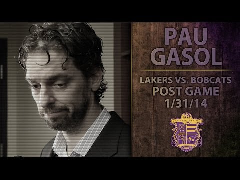 Lakers Vs. Bobcats: Pau Gasol Still Playing For Pride, Fans, Also Getting MRI Tomorrow