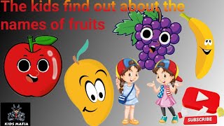 Fruits | Pre School | Learn English Words (Spelling) Video For Kids and Toddlers | Kids find fruits