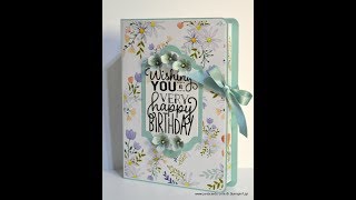 No.288 Book Box for A6 (A2) Greeting Cards -- JanB UK Stampin' Up! Demonstrator Independent