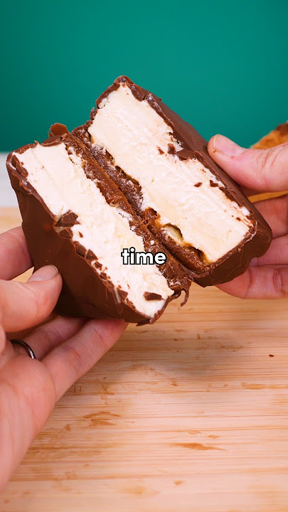 This CARAMEL ICE CREAM BAR is so good it should be illegal!