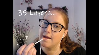 ASMR - 35 layers of lip gloss!!!