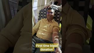 Frist time blood donation ll