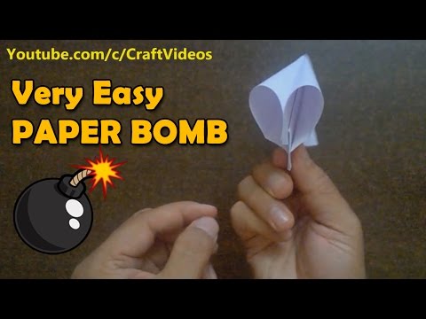 How to Make a Paper Popper | How to make Paper Bomb | Paper Bomb that Pops