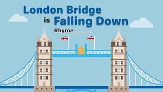 London bridge is falling down rhyme || Nursery Rhymes with Lyrics for Kids