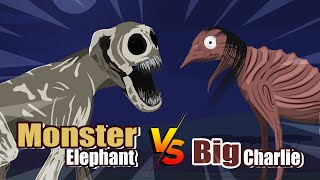 Monster Elephant vs Big Charlie | Monster Animation