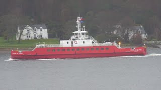 Holy Loch Passenger ferry and yacht Dunoon Scotland