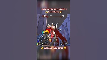 EASY WAY TO KILL DRACULA 😱🔥 3.4 UPDATE NEW EVENT #shorts #viral #pubgmobile #sonicplayzzz