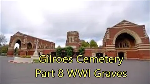 War Graves at Gilroes Cemetery Part 8 WWI