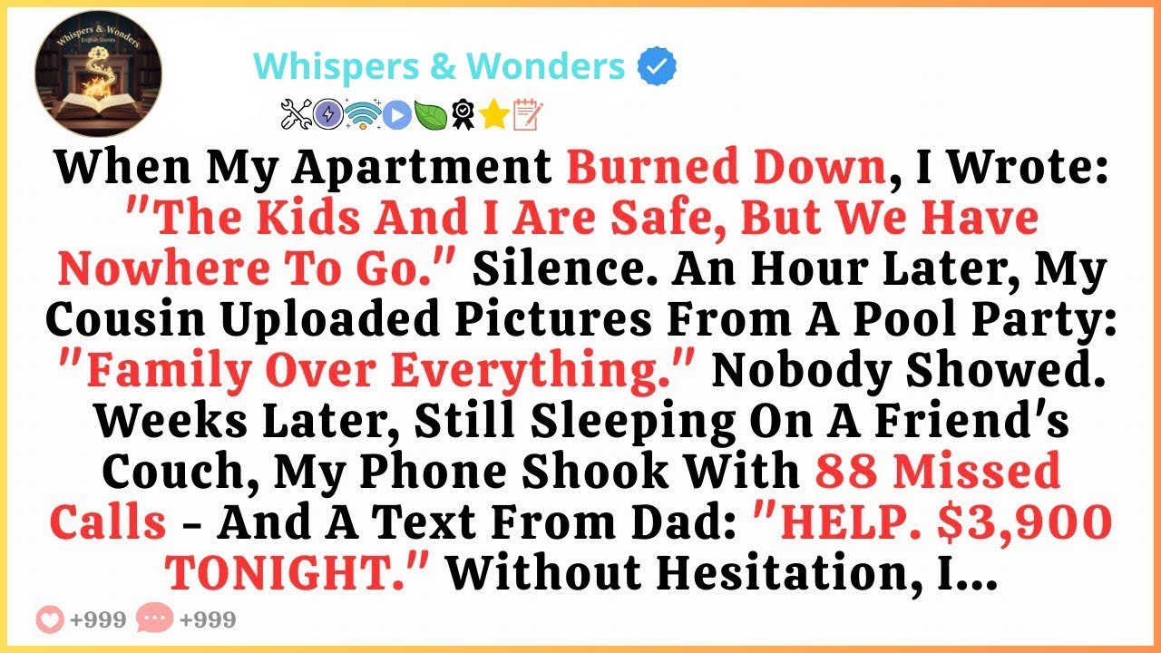 When My Apartment Burned Down, I Wrote  “The Kids And I Are Safe, But We Have Nowhere To Go” Silen