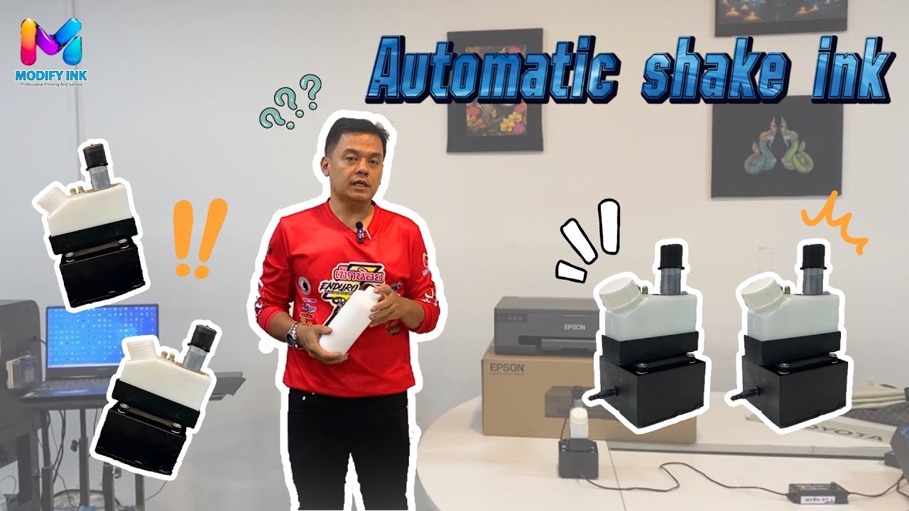 Modify Ink NEW Automatic shake ink system by modifyink - YouTube